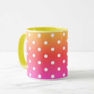 Röda prickar mugg