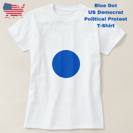 Röda prickar, politiska protester, demokrati t shirt
