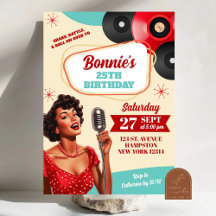 Röda prickiga Retro 50-tals Pin Up Flickor Vuxna F