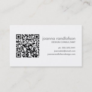 Röda QR KODIFIERAR visitkorten Visitkort