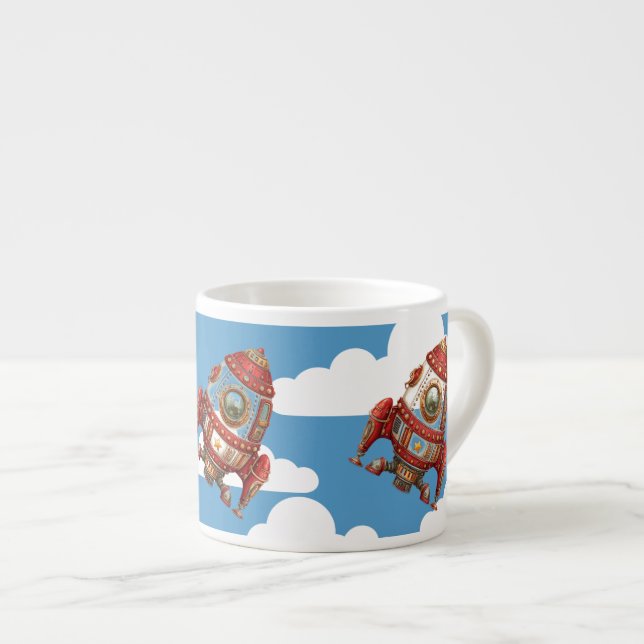 Röda Raketer Espressomugg (Framsida höger)