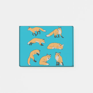 Röda Rävar Post-it Block