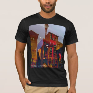 Röda reflektioner på Philadelphias gator T Shirt