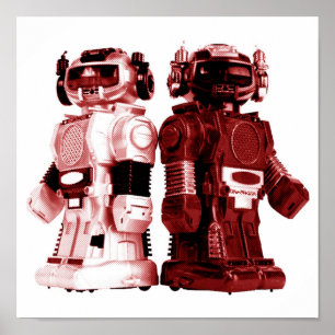 röda robotar poster