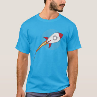 Röda Rocketship T-shirt