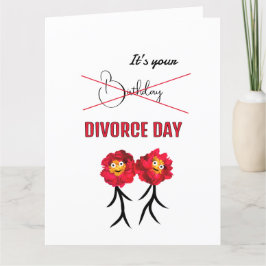 Röda roliga peonier Birthday Card Tack Kort