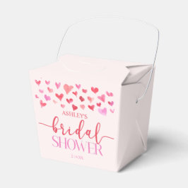 Röda Rosa Hjärtan Valentine Bröllopsfest Presentaskar