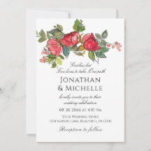 Röda Rosa ros Blommigten i ett enda kristet Bröllo