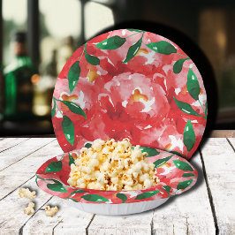 Röda Roser Gröna blad