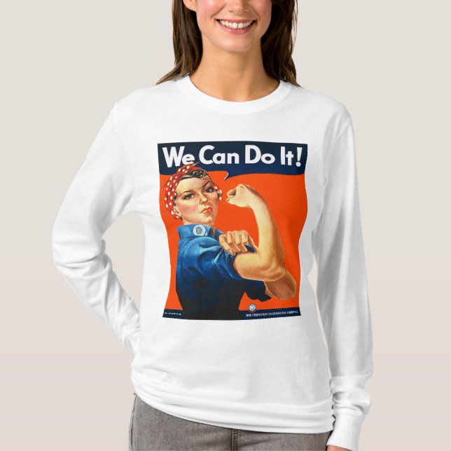 Röda Rosie RivetertShirten T-shirt (Framsida)