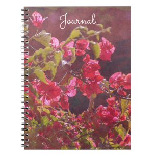 Röda Rosor Blommor i Solshine Journal bärbar dator Anteckningsbok