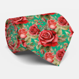 Röda Rosor Klassisk Formell Nacke Slip Slips