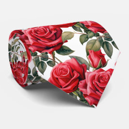 Röda Rosor Klassisk Formell Nacke Slip Slips