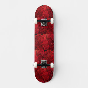 Röda Rosor Mini Skateboard Bräda 18,5 Cm