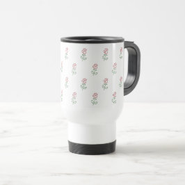 Röda rosor, Rosmönster, Blommor Resemugg