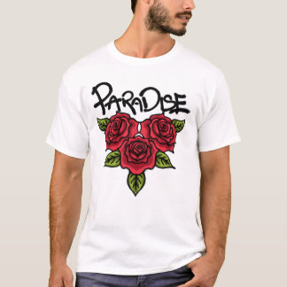 Röda rosor streetwear t shirt