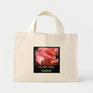 RÖDA ROSOR Tote Bag I KÄRLEK NANNA! Mini Tygkasse