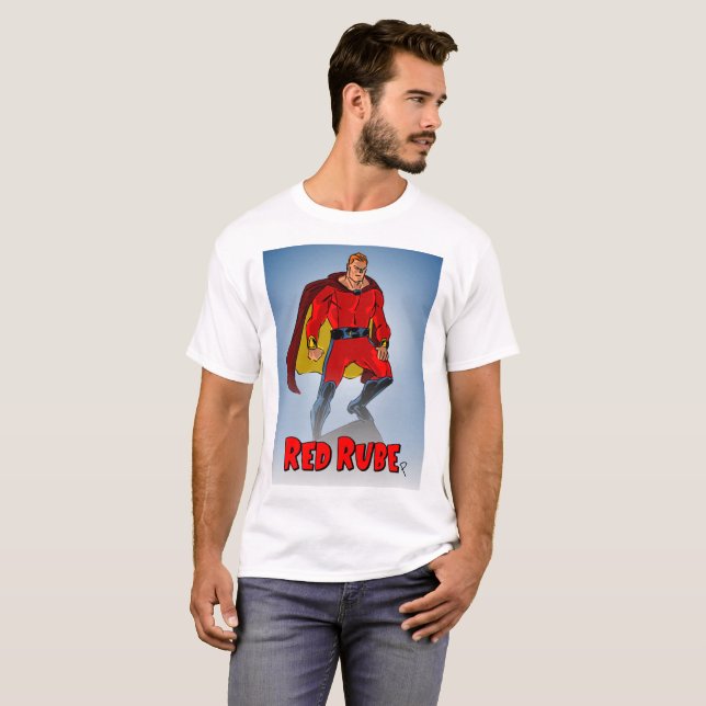 Röda Rube T-shirt (Hel framsida)