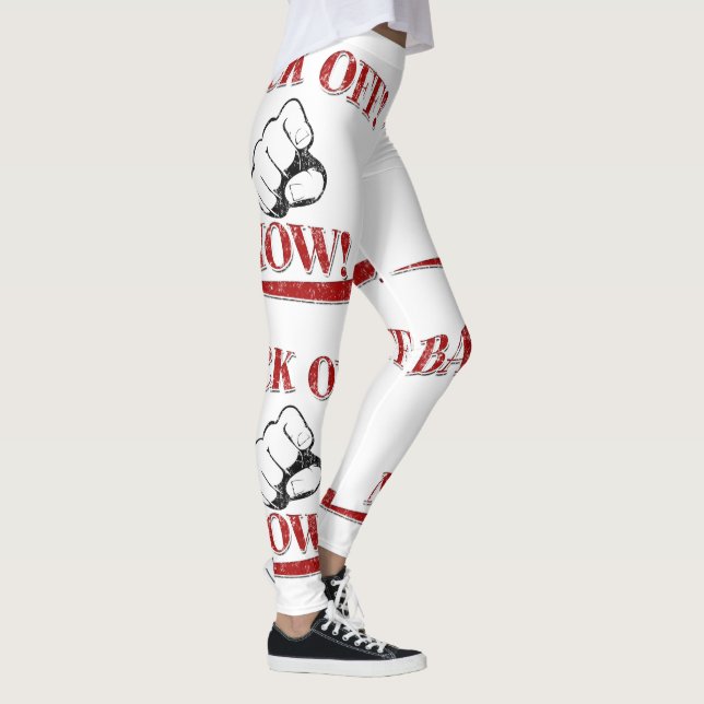 Röda ryggar av baljväxter leggings (Höger)