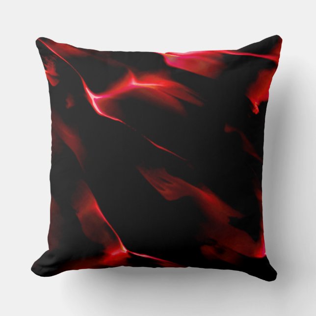 Röda sanddyner under nattmörker kudde (Framsida)