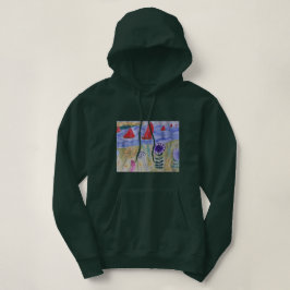 Röda segel och blommor t shirt