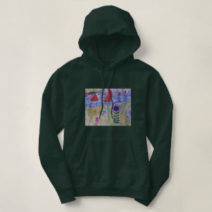 Röda segel och blommor t shirt