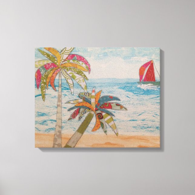 Röda seglar canvastryck (Framsida)