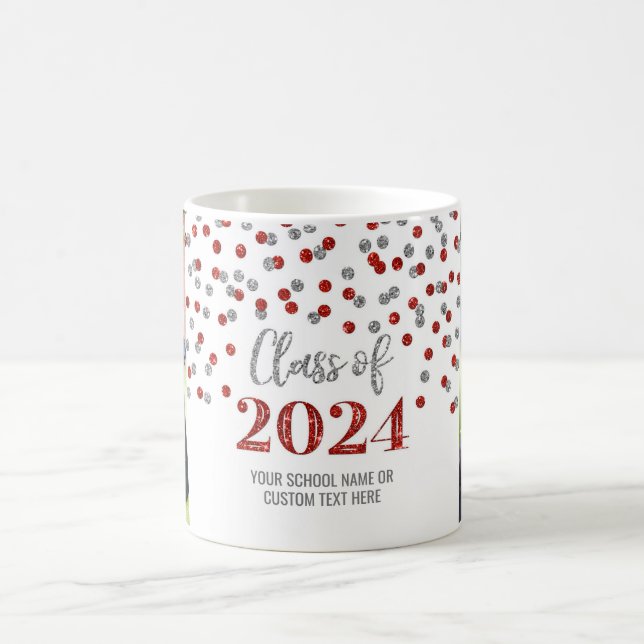 Röda Silver-klassen 2024-kaffe Mugg (Center)