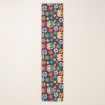 Röda skalle, blommönster sjal<br><div class="desc">Lägg till ett fet påstående i din utrustning med våra skallblommor, designade för älskare av edgy och konstnärliga mode. Blommigten är en halsduk i stilar som blandar gotiska teman med blommigtar i eleganten och erbjuder en perfekt av skönhet i mörken. Idealisk för alternativa mode-entusiaster är det gotiska skallen mönster en...</div>