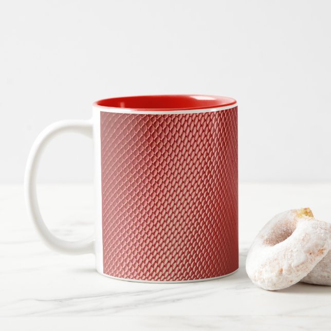 "Röda skalor" mugg (Med munk)