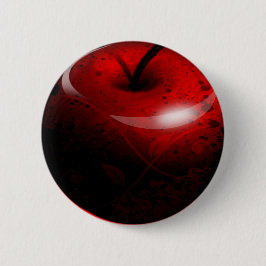 Röda skina Apple - förbjuden frukt Knapp