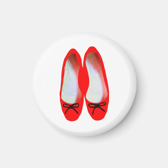 röda skor magnet (Framsidan)