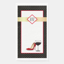 Röda skor och röda Vin