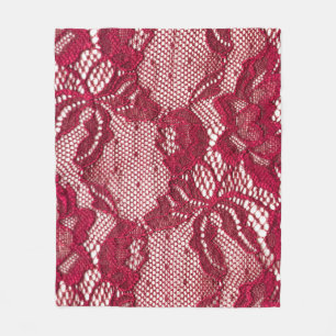 Röda snöre: elastisk jacwardtextil. fleecefilt