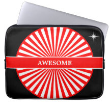 Röda solstrålar på vit & svart