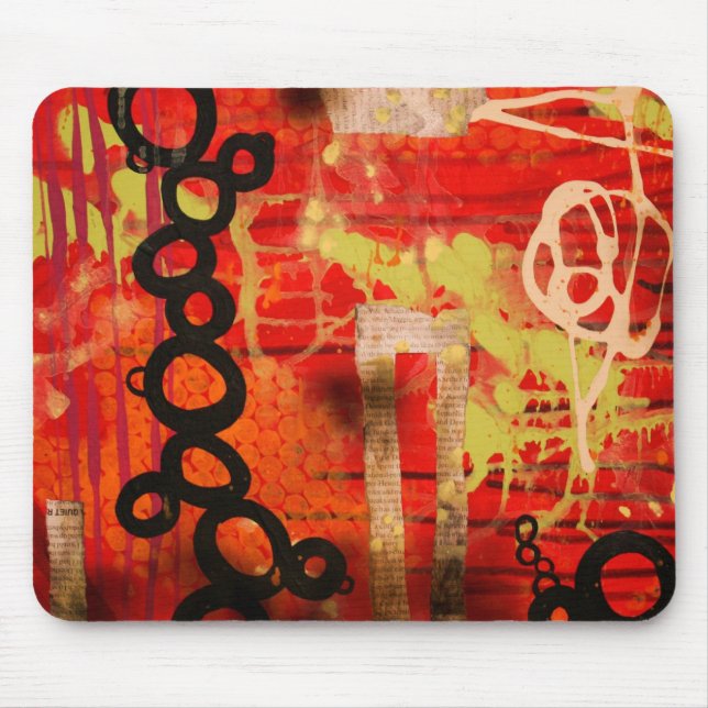 Röda stads- Mousepad Musmatta (Framsidan)