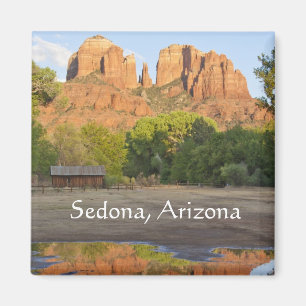Röda sten-korsningen Sedona,Arizona Magnet