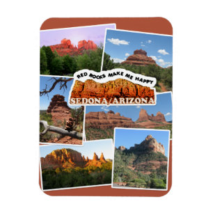 Röda stenar av Sedona Magnet