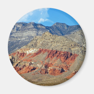 Röda stenar Nevada Magnet