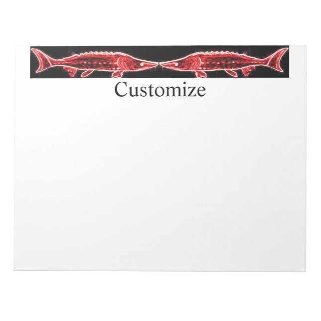 Röda stenar Thunder_Cove svart Anteckningsblock (Framsida)