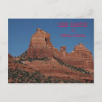 Röda Stenen i Sedona, Arizona Postcard