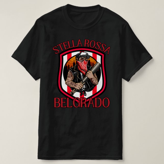 Röda stjärnan Belgrad  T Shirt (Design framsida)