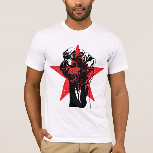 Röda stjärnanäveErnesto Che Guevara (utslagsplats) T Shirt (Framsida)