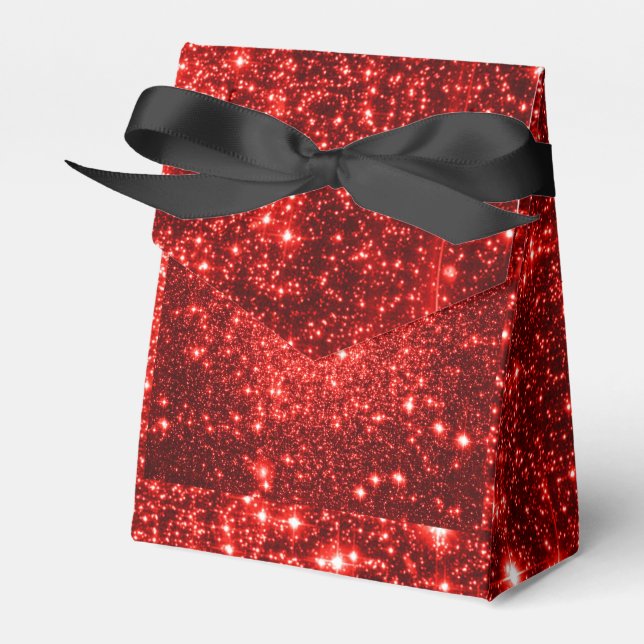 Röda stjärnor för favoritruta presentaskar (Framsidan Sidan)