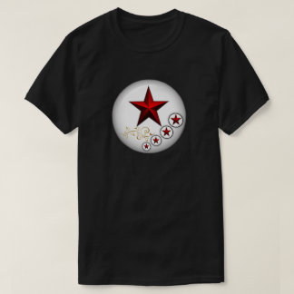 Röda stjärnor Grafisk t-shirt - Celestial Astronom