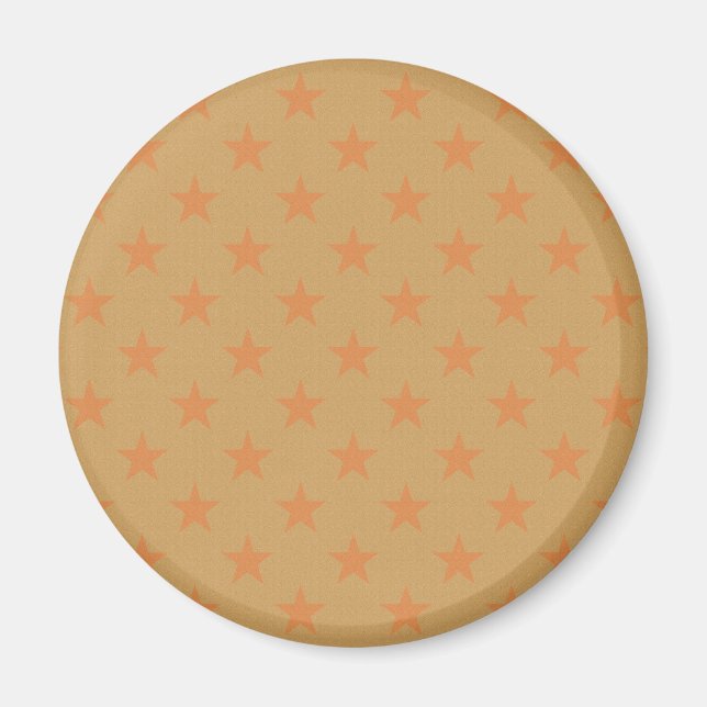 Röda stjärnor mönster magnet (Framsidan)