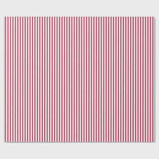 Röda streckrandar som slår in papper presentpapper