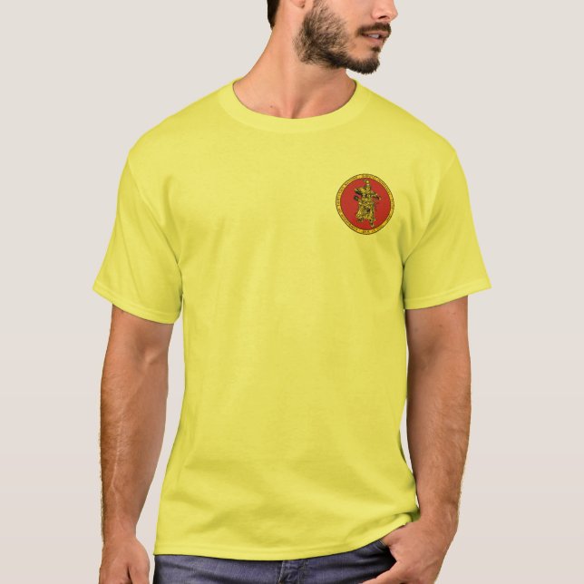 Röda Subutai & guld förseglar skjortan Tee Shirt (Framsida)