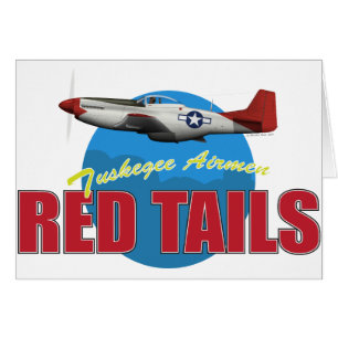 Röda svanTuskegee Airmen Hälsningskort