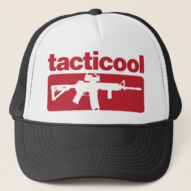 Röda Tacticool - Truckerkeps (Framsida)